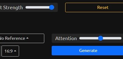 Attention Slider Sensitivity